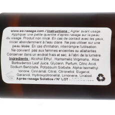 E&amp;S Rasage Traditionnel Aftershave Solstice 100 ml