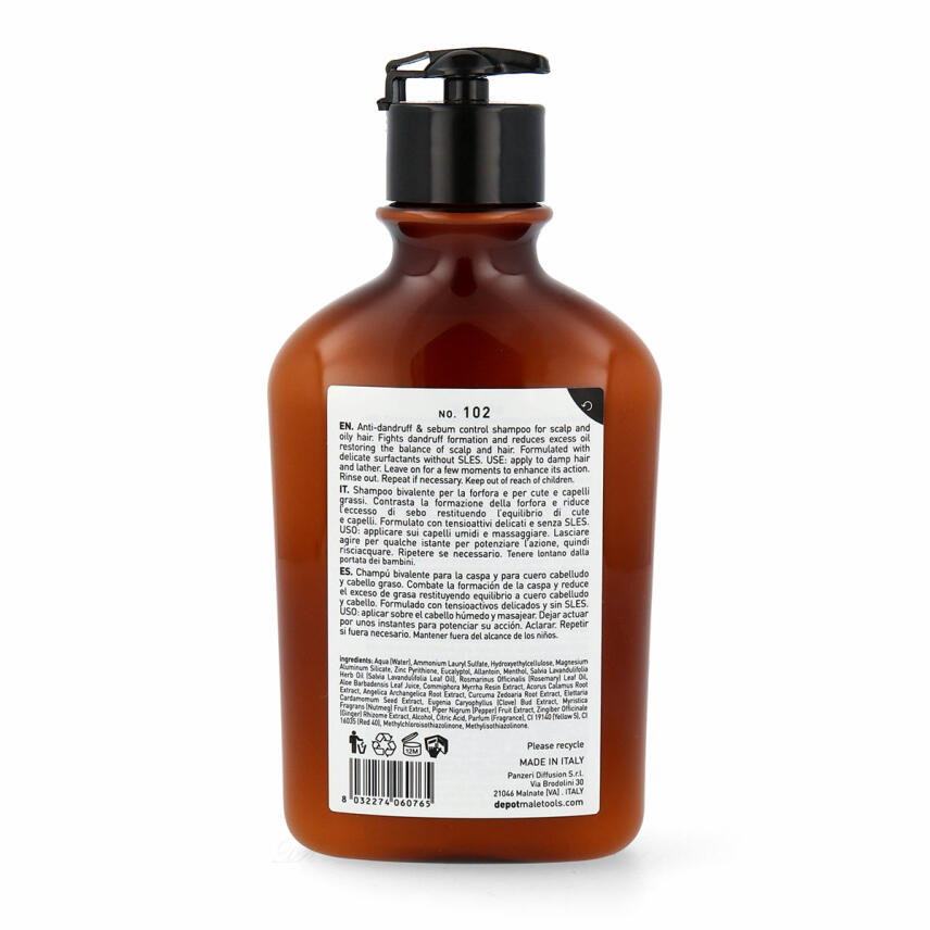 Depot No.102 Anti-Dandruff &amp; Sebum Control Shampoo 250 ml