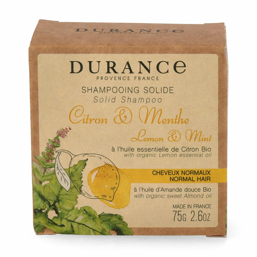 Durance Festes Shampoo Zitrone &amp; Minze 75 g