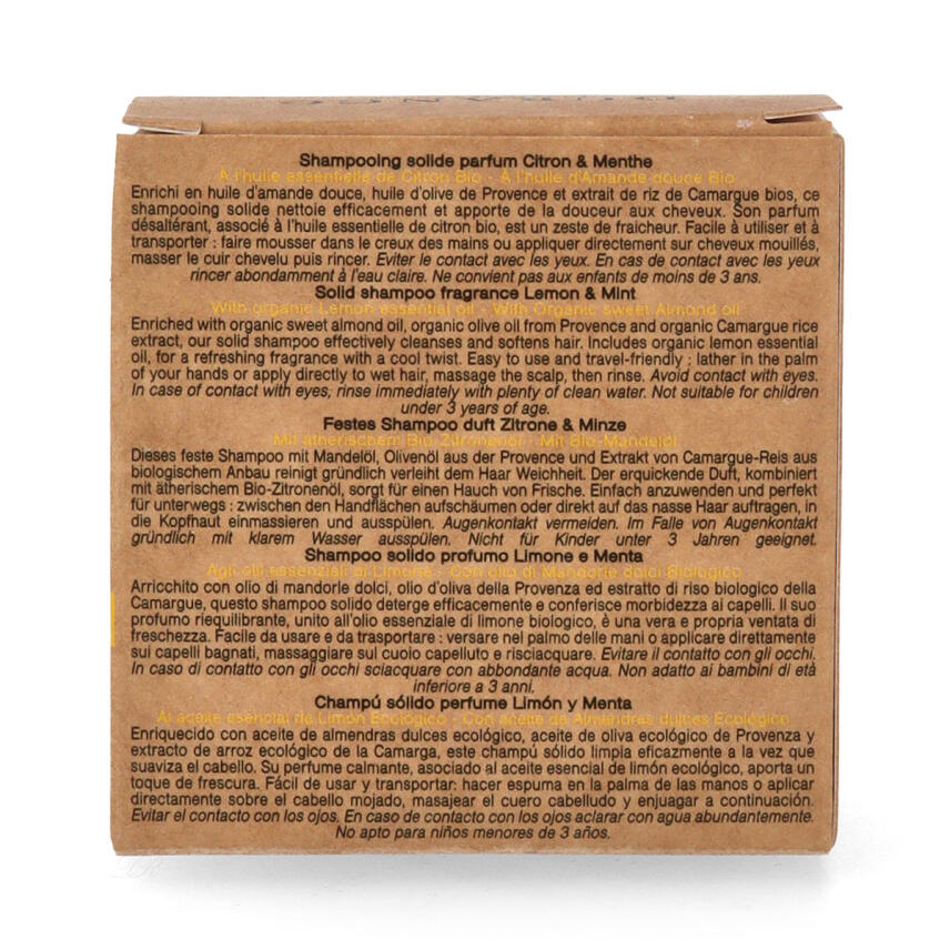 Durance Festes Shampoo Zitrone &amp; Minze 75 g