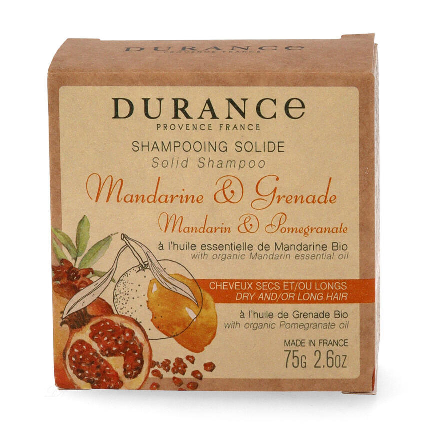 Durance Festes Shampoo Mandarine &amp; Granatapfel 75 g