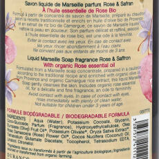 Durance Marseiller Fl&uuml;ssigseife Rose &amp; Safran 500 ml