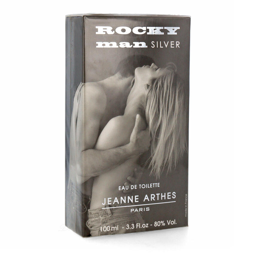 Jeanne Arthes Rocky Man Silver Eau de Toilette Herren 100 ml vapo