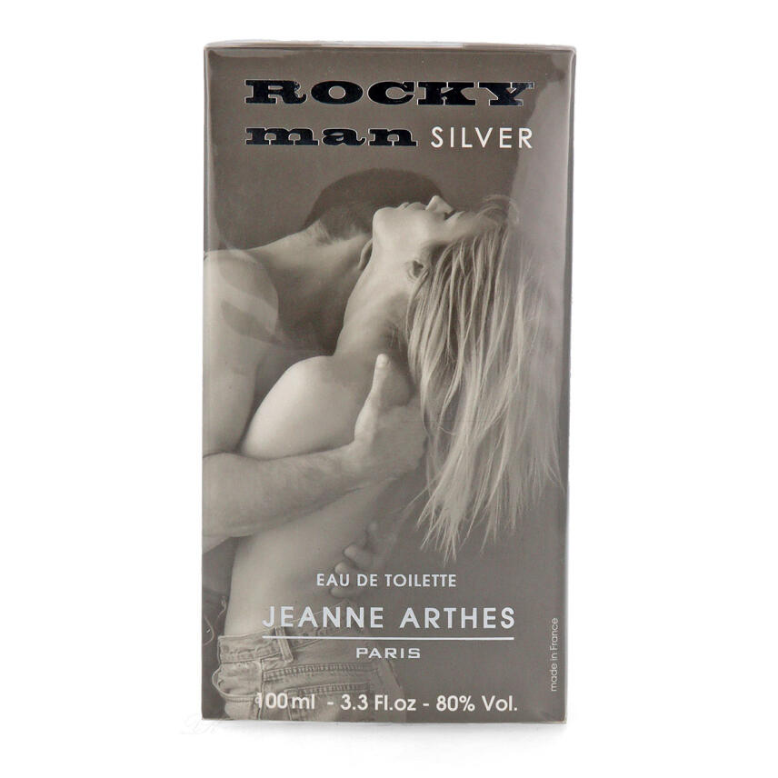 Jeanne Arthes Rocky Man Silver Eau de Toilette Herren 100 ml vapo