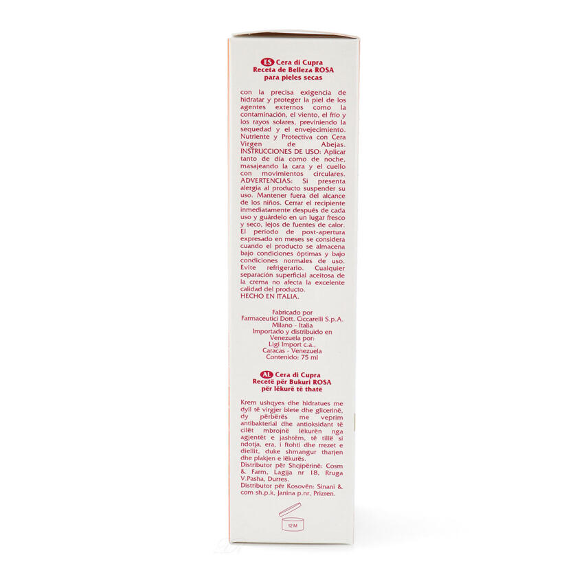 CERA di CUPRA Creme f&uuml;r trockene Haut 75ml  rosa - B Ware