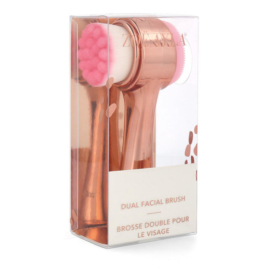 Zo&euml; Ayla Dual Facial Cleansing Brush Rosegold