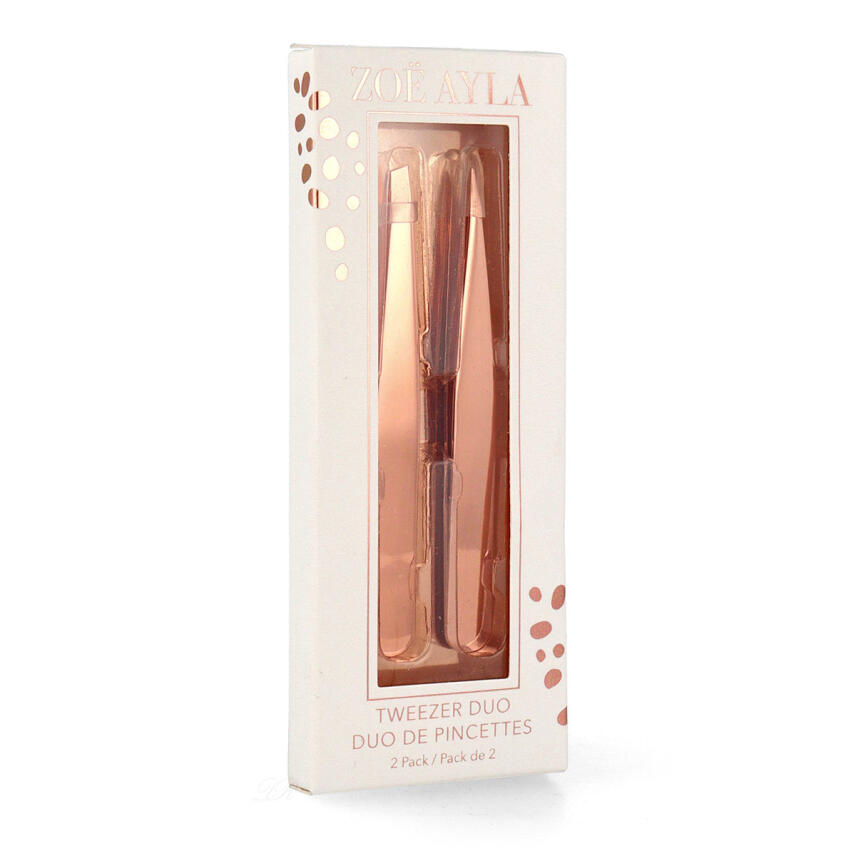 Zo&euml; Ayla Tweezer Duo Rosegold 2er Set