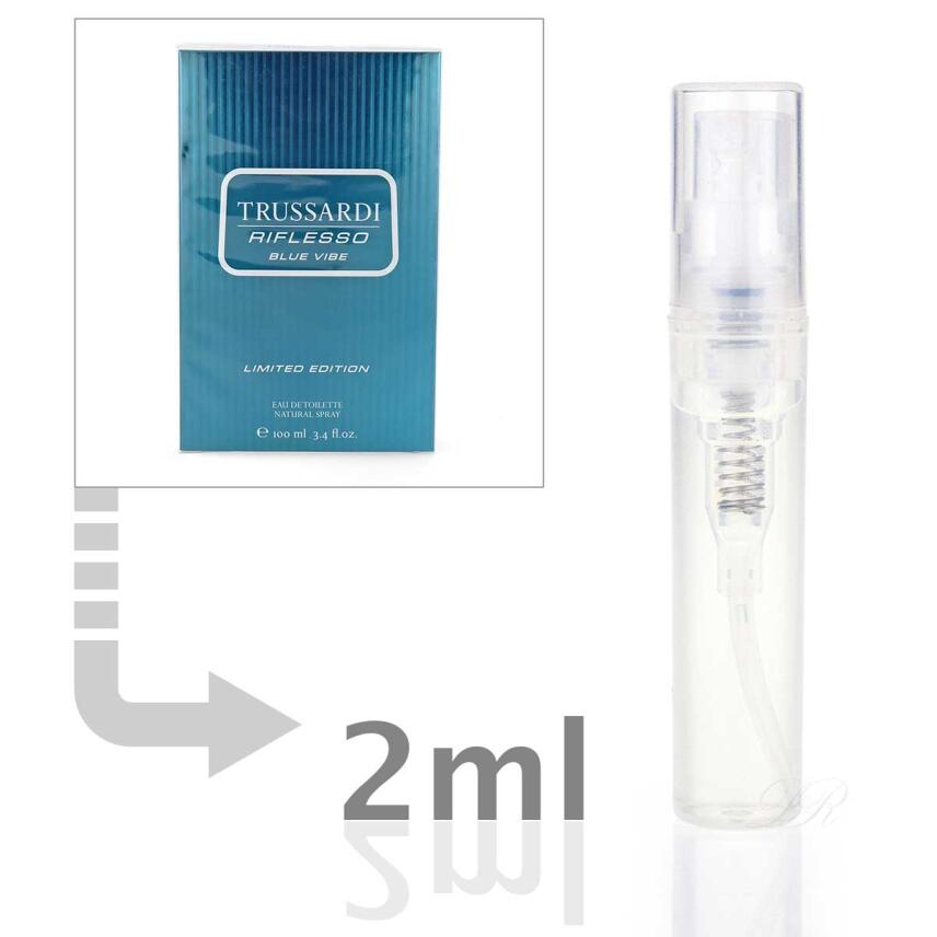Trussardi Riflesso Blue Vibe Eau de Toilette herren Limited Edition 2 ml - Probe