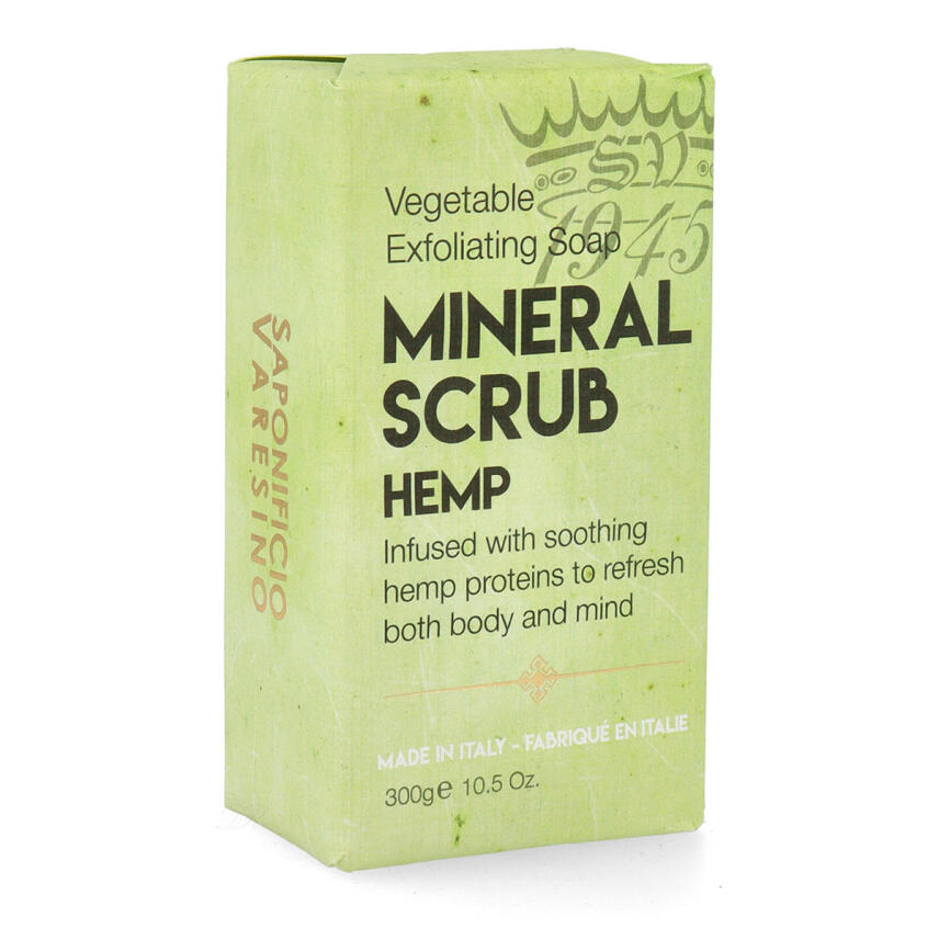 Saponificio Varesino Mineral Scrub Hanf Seife 300 g