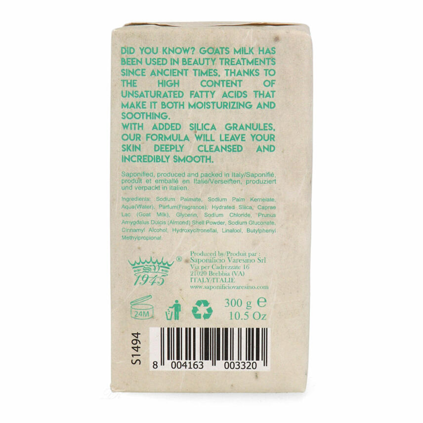Saponificio Varesino Mineral Scrub Ziegenmilch seife 300 g