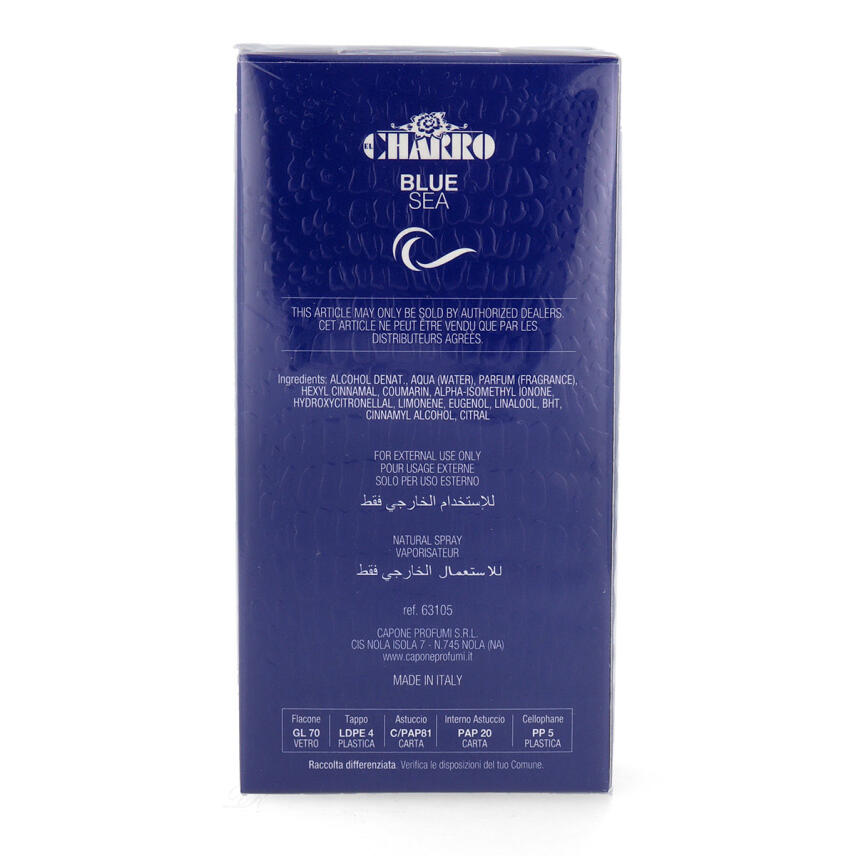 El Charro Blue Sea Eau de Parfum f&uuml;r Herren 100 ml vapo