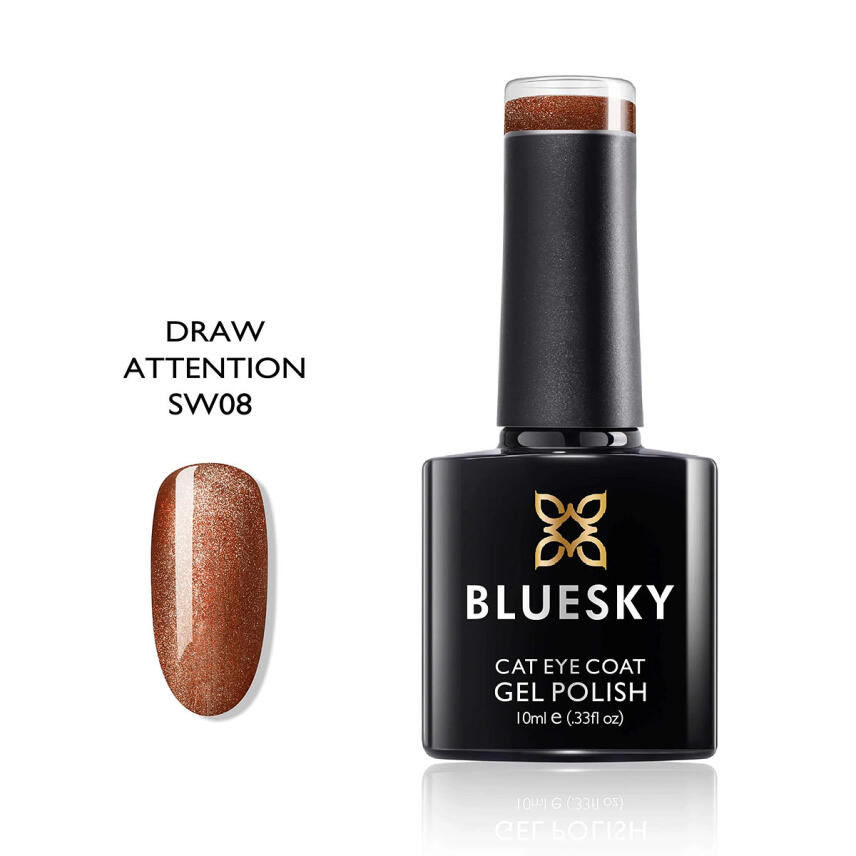 Bluesky SW08 Cat Eye 5D Draw Attention UV Gel Nagellack 10 ml