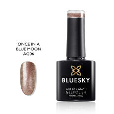 Bluesky AG06 Cat Eye Aurora Galaxy Once in a Blue Moon UV Gel Nagellack 10 ml