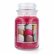 Village Candle French Macaron Scented Candle Large Jar...