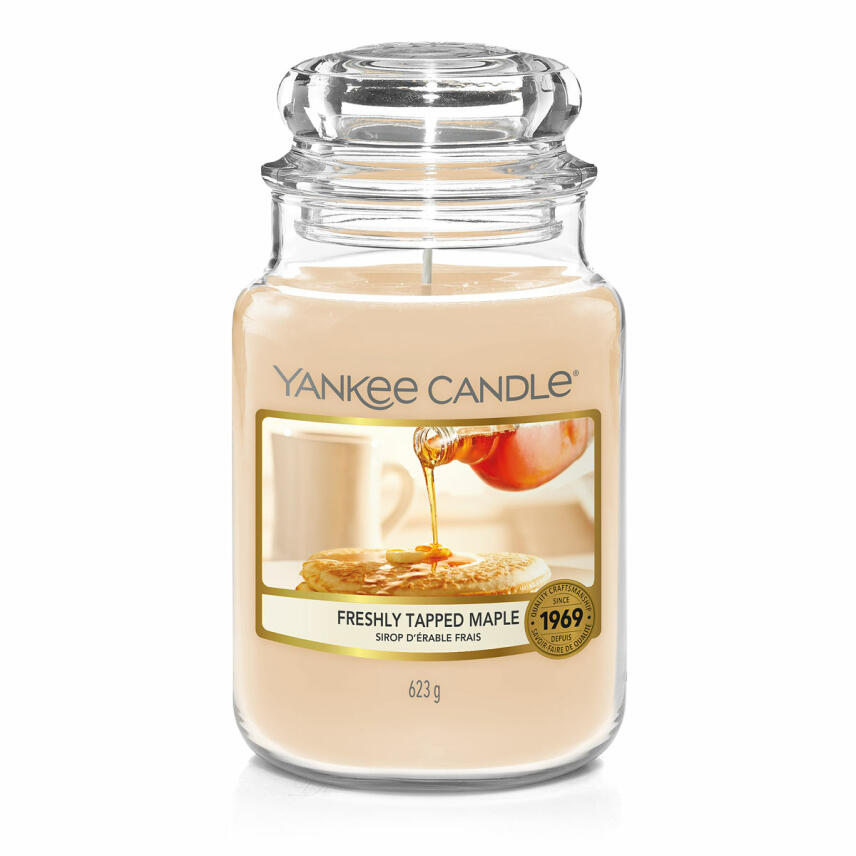 Yankee Candle Freshly Tapped Maple Duftkerze Gro&szlig;es Glas 623 g