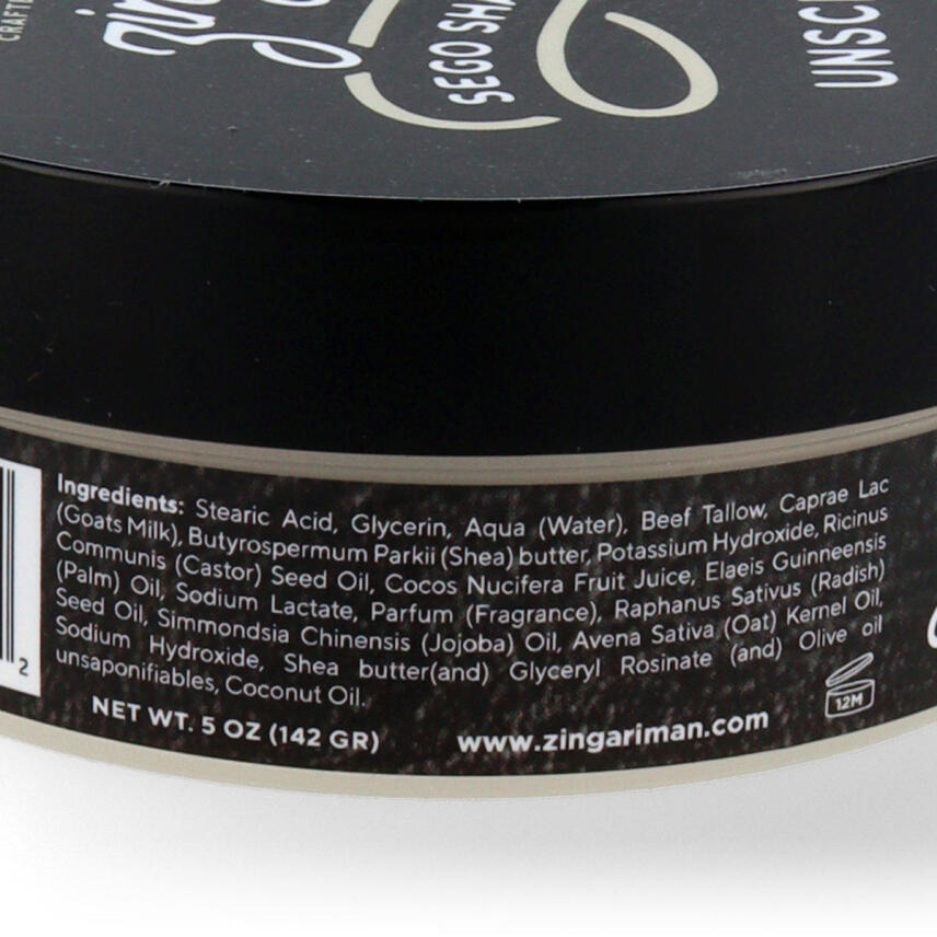 zingari man Unscented Rasierseife 142 ml