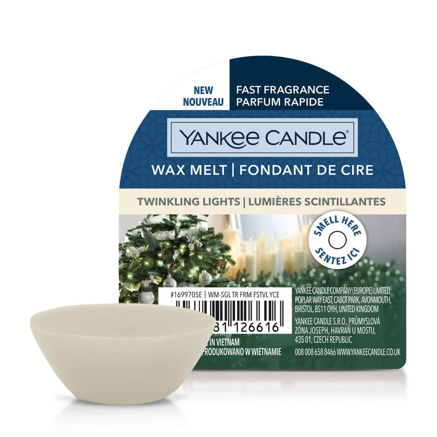 Yankee Candle Twinkling Lights Wax Melt Duftwachs 22 g