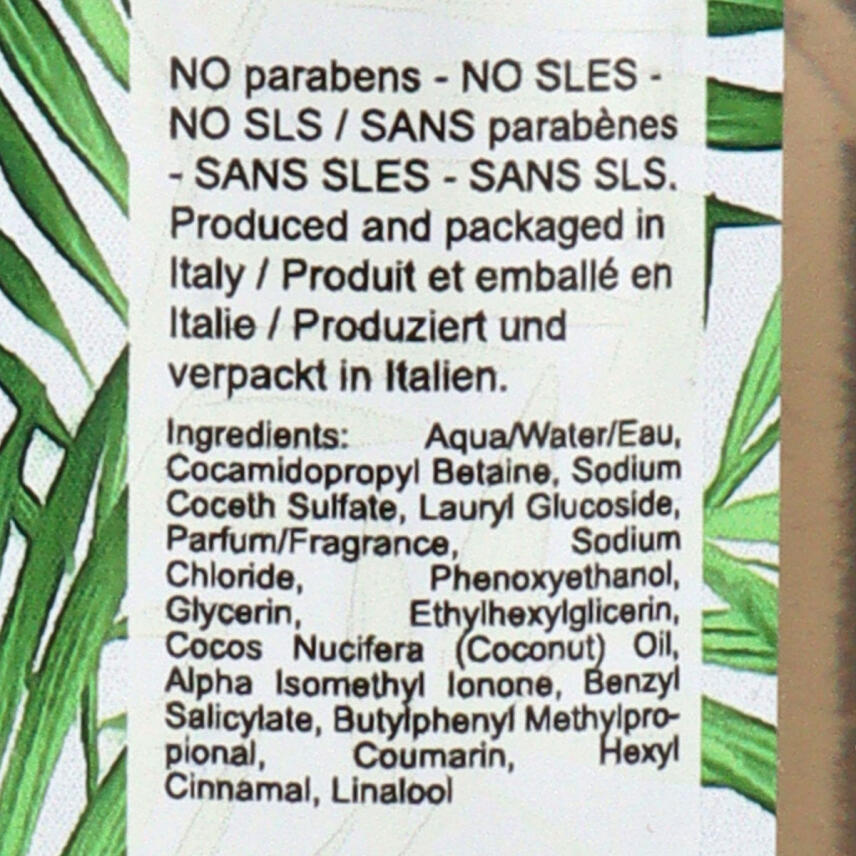 Saponificio Varesino Coconut Fl&uuml;ssigseife mit Kokosnuss&ouml;l 500 ml