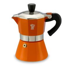 Pezzetti Bellexpress 1 Cups Orange Coffee Maker