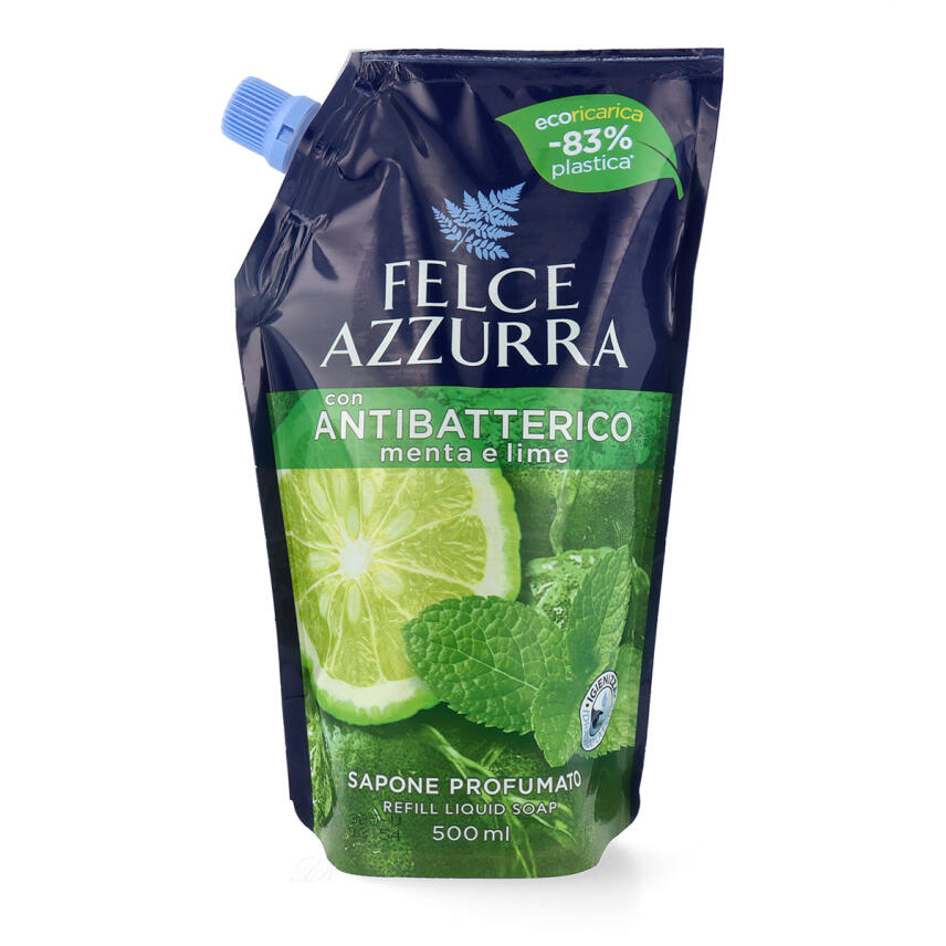 Paglieri Felce Azzurra Minze &amp; Limette Fl&uuml;ssigseife 500 ml Refill
