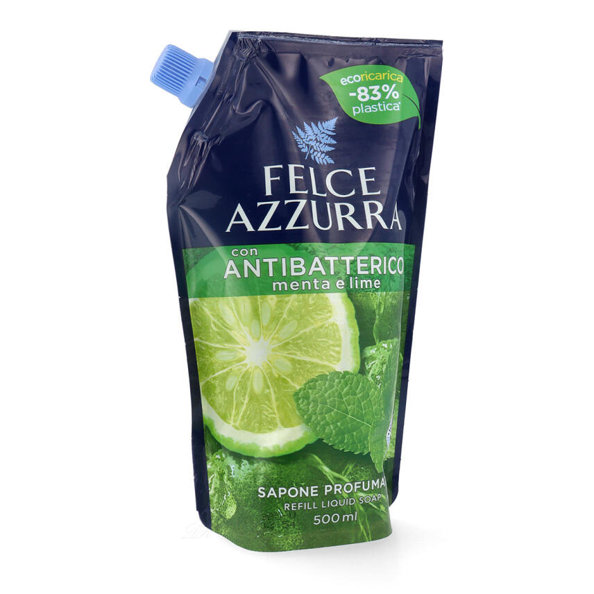 Paglieri Felce Azzurra Minze &amp; Limette Fl&uuml;ssigseife 500 ml Refill
