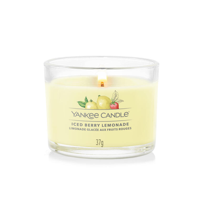 Yankee Candle Iced Berry Lemonade Votivkerze im Glas 37 g