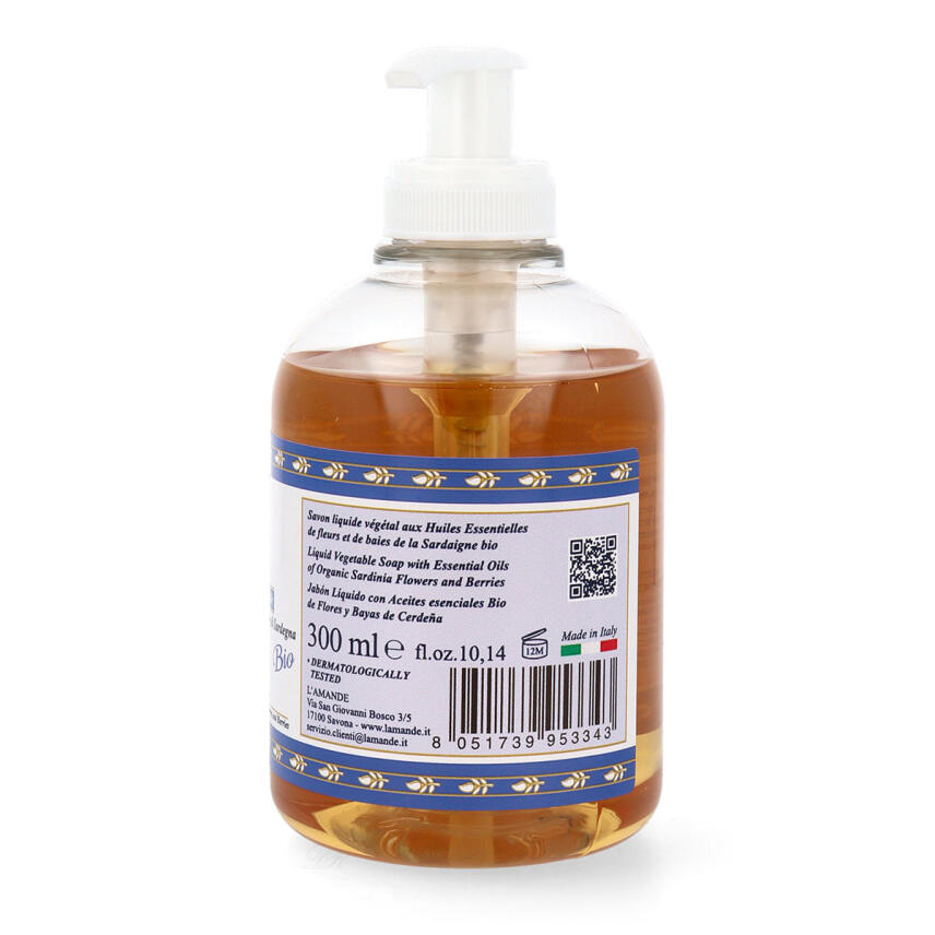 LAmande Fiori e Bacche di Sardegna Bio Fl&uuml;ssigseife 300 ml
