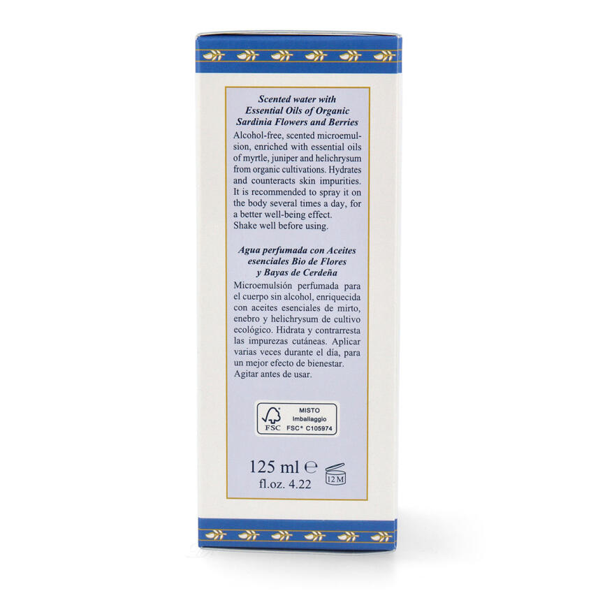 LAmande Fiori e Bacche di Sardegna Bio K&ouml;rperwasser ohne Alkohol 125 ml