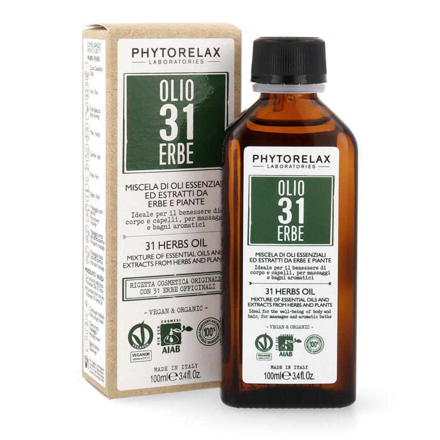 Phytorelax Olio 31 Erbe &Ouml;l f&uuml;r Haut, Haare &amp; Massage 100 ml