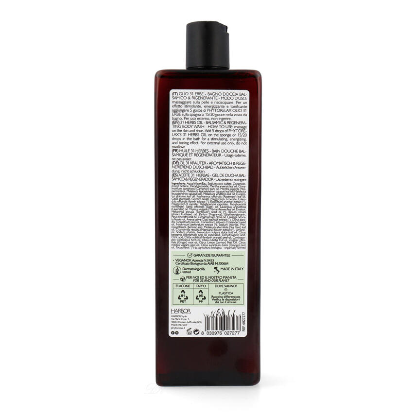 Phytorelax Olio 31 Erbe Bade &amp; Duschgel 500 ml