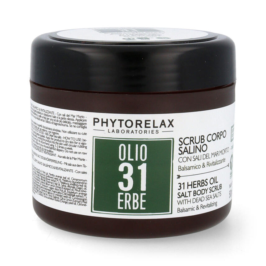 Phytorelax Olio 31 Erbe Body Scrub Salz K&ouml;rperpeeling 500 g