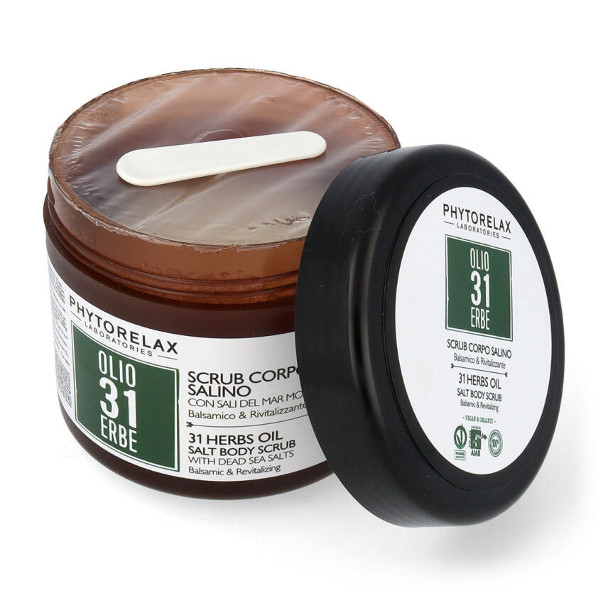 Phytorelax Olio 31 Erbe Body Scrub Salz K&ouml;rperpeeling 500 g