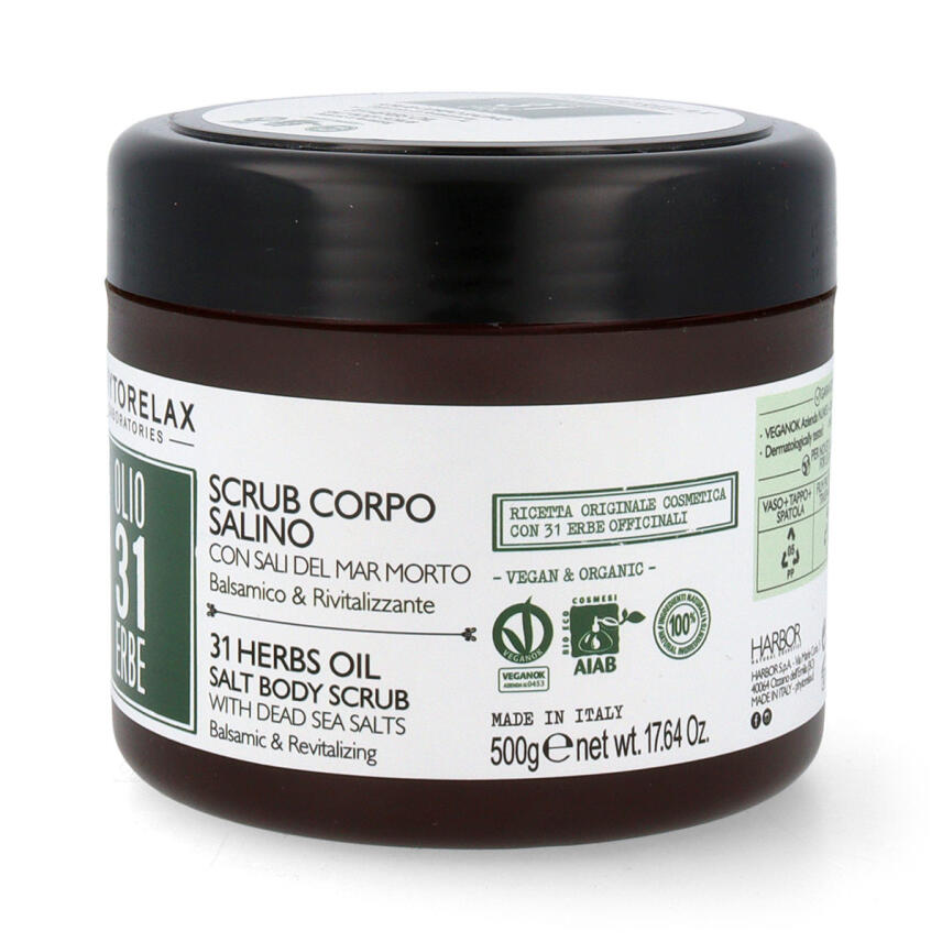 Phytorelax Olio 31 Erbe Body Scrub Salz K&ouml;rperpeeling 500 g