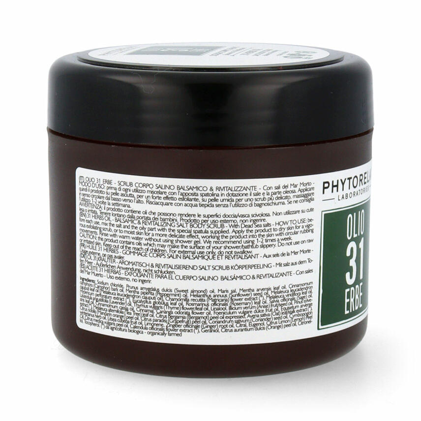 Phytorelax Olio 31 Erbe Body Scrub Salz K&ouml;rperpeeling 500 g