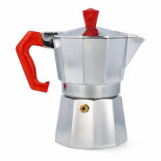 Pezzetti Italexpress 3 Cups Coffee Maker - red handle
