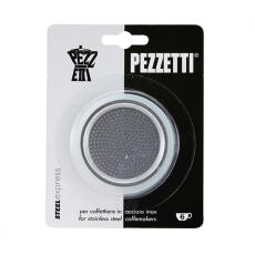 Pezzetti 2x Ersatzdichtung Silikon + 1x Filter f&uuml;r...