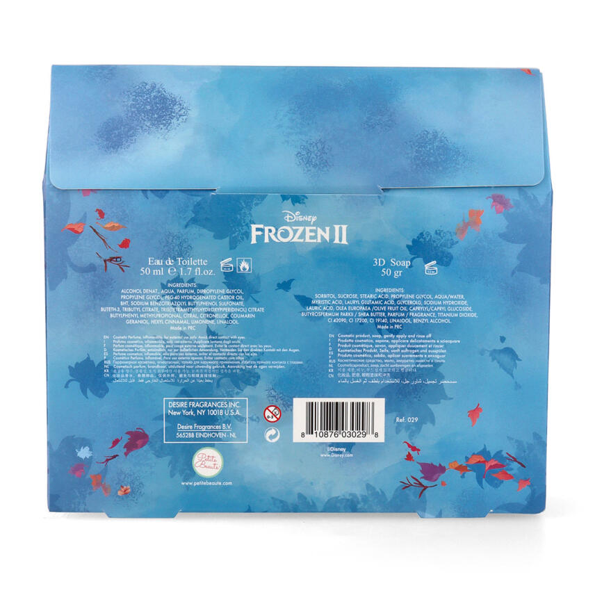 Petite Beaute Geschenkset Frozen 2 Elsa Eau de Toilette 50 ml &amp; Seife 50 g