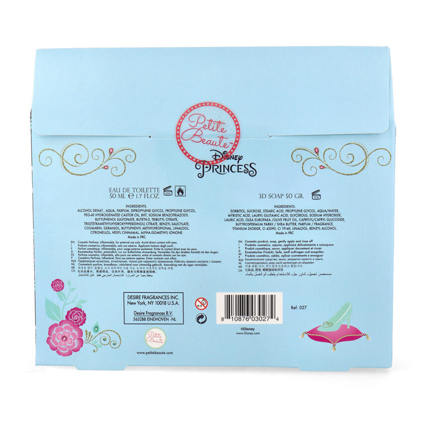 Petite Beaute Geschenkset Cinderella Eau de Toilette 50 ml &amp; Seife 50 g
