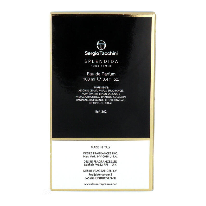 Sergio Tacchini Splendida Eau de Parfum f&uuml;r Damen 100 ml vapo