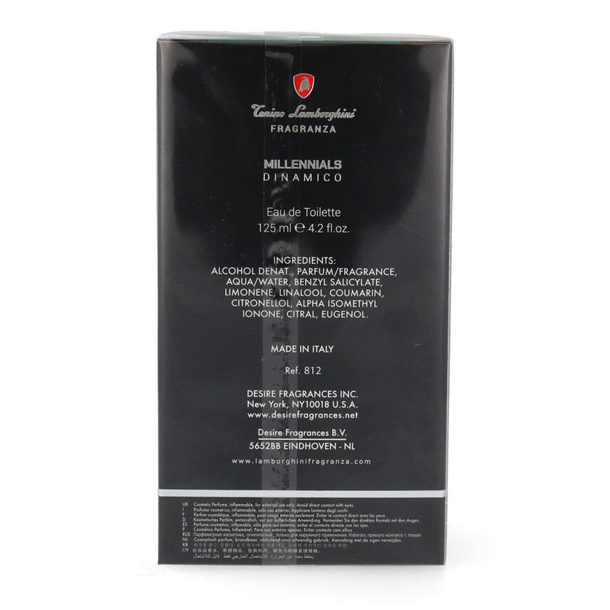 Tonino Lamborghini Millennials Dinamico Eau de Toilette 125 ml
