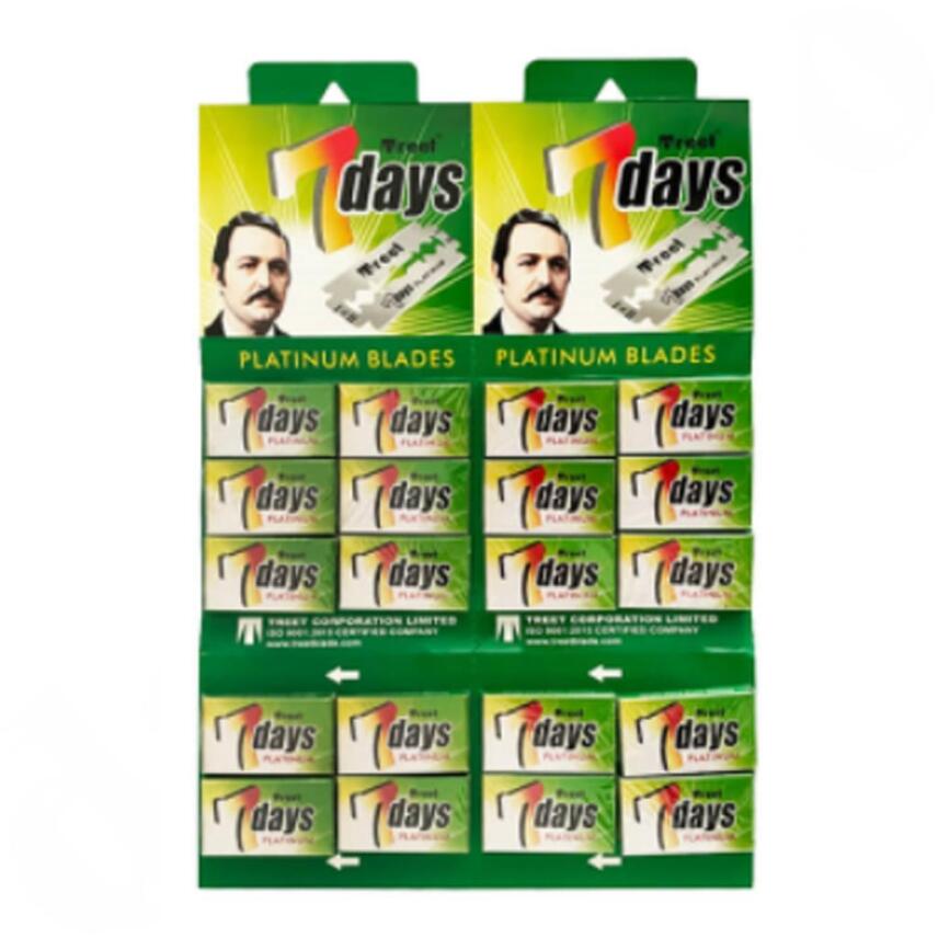Treet 7 days Platinum Rasierklingen 20x 5 = 100 St&uuml;ck