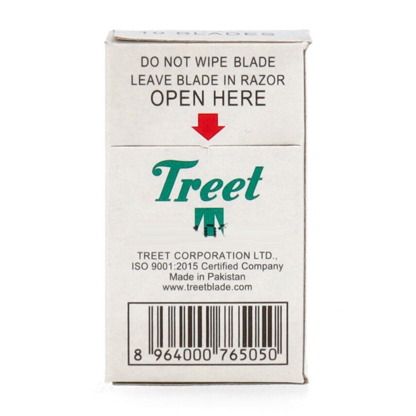 Treet New Steel Rasierklingen Packungsinhalt 10 St&uuml;ck