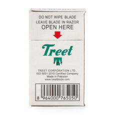 Treet New Steel Rasierklingen Packungsinhalt 10 St&uuml;ck