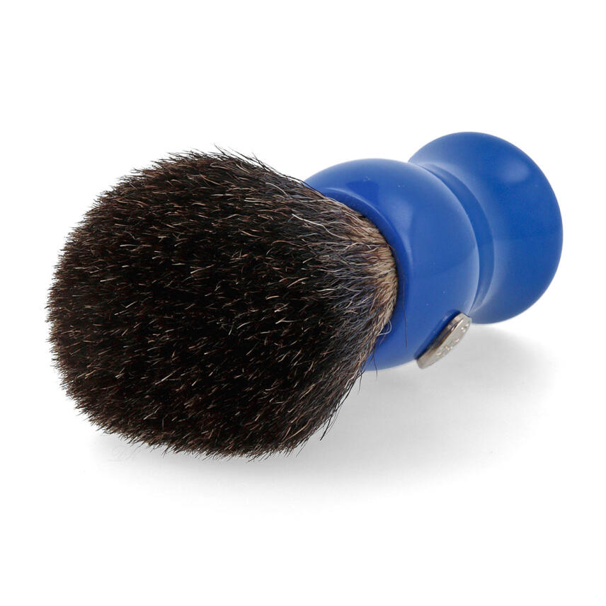 Omega Rasierset F6571.2 Pinsel Dachshaar + Rasierer Blau