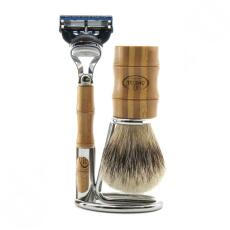 Omega Set F6831.6 shaving brush Bader + shaver