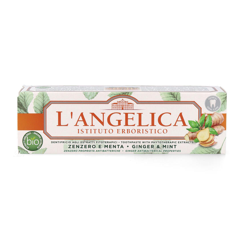 LAngelica Zenzero e Menta - Ingwer &amp; Minze Bio Zahnpasta 75ml