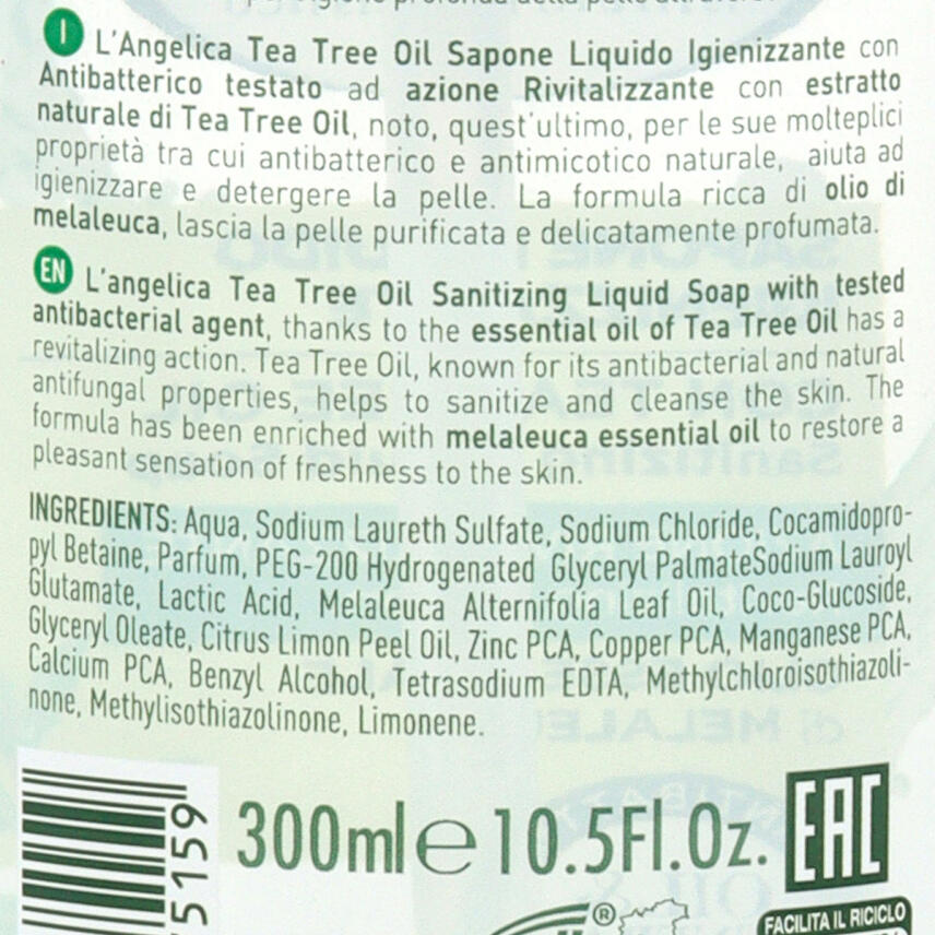 LAngelica Teebaum&ouml;l Hygiene Fl&uuml;ssigseife 300 ml - antibakteriell