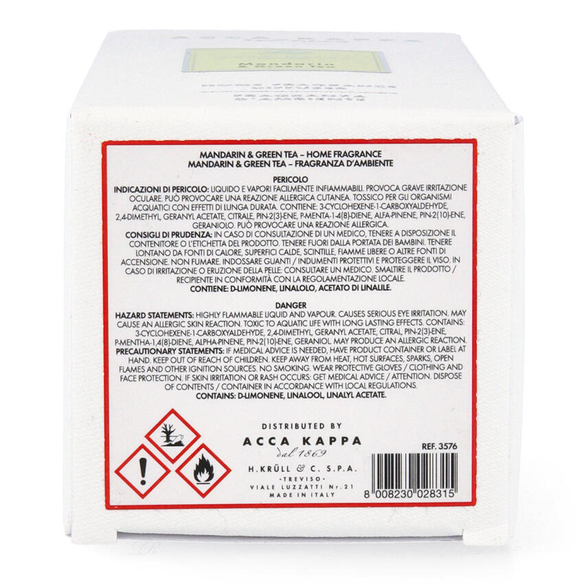 Acca Kappa Mandarin &amp; Green Tea Raumduft Diffusor 250 ml
