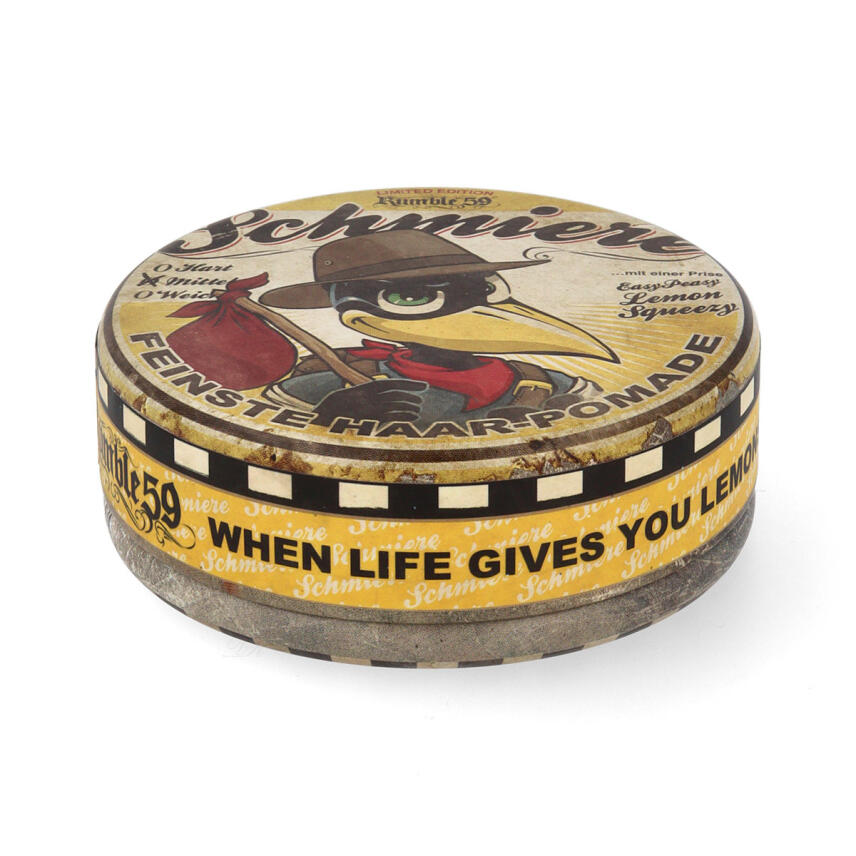 Rumble 59 Schmiere Pomade Limited Edition Greasy Lemon mittel 140 ml