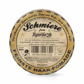 Rumble 59 Schmiere Pomade Limited Edition Greasy Lemon mittel 140 ml